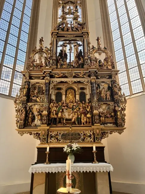Altar der Kaufmannskirche St. Gregorius am Erfurter Anger
Ein Werk von Hans Friedemann d.J., 1625.  | Foto: JH