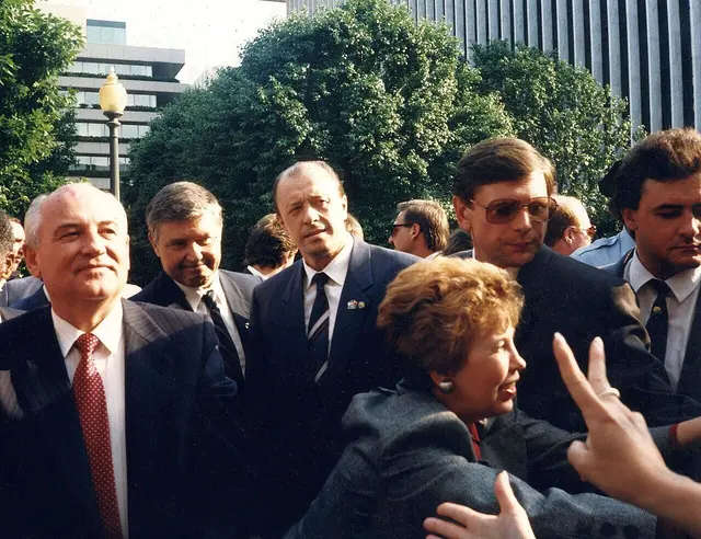 Michail Gorbatschow und seine Frau Raissa im Jahr 1990 | Foto: John Mathew Smith, CC BY-SA 2.0, https://commons.wikimedia.org/w/index.php?curid=75927919