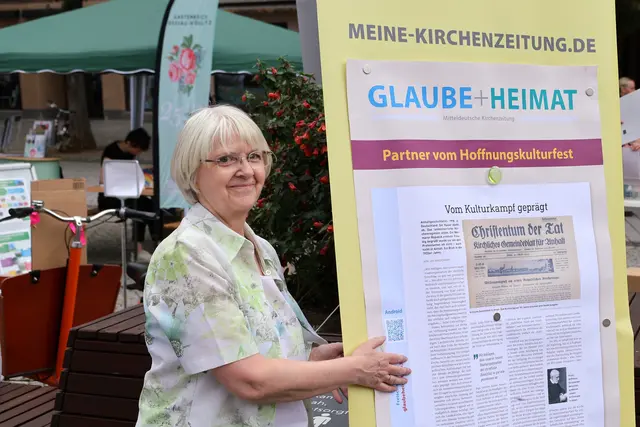 Auch "Glaube+Heimat" war in Dessau dabei. | Foto: Thomas Nawrath