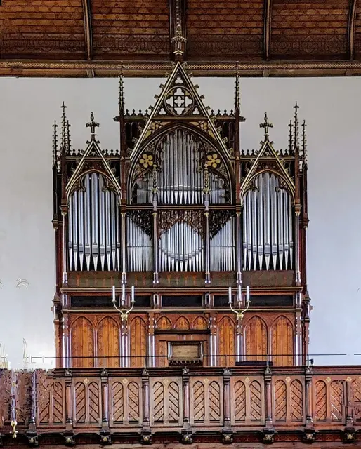 Silbermann-Orgel aus dem Jahr 1727 | Foto: Subbass1, CC BY-SA 4.0, https://commons.wikimedia.org/w/index.php?curid=142989334