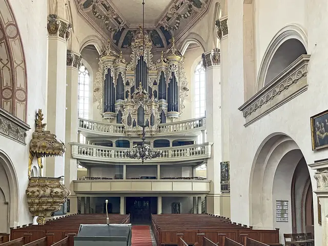 Zu den Schätzen der Kirche gehört die Hildebrandt-Orgel von 1746 mit dem prachtvollen barocken Prospekt von Zacharias Thayßner. | Foto: Claudia Crodel