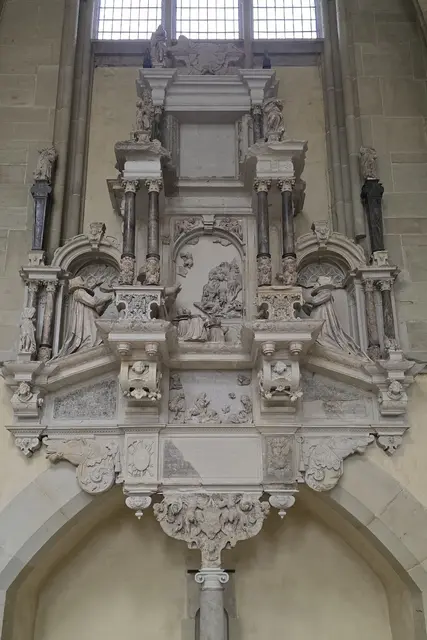 Der Förderverein des Doms zu Magdeburg hat die Restaurierung des Epitaphs mit vielen Partnern realisiert.  | Foto: Thomas Nawrath