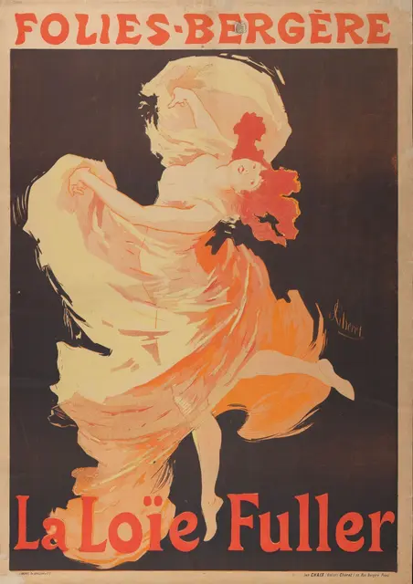 Jules Chéret (1836-1932)
Folies-Bergère - La Loïe Fuller
1893, Lithographie | Foto: Foto: Museum für Gestaltung Zürich, Plakatsammlung, ZHdK | 80-0255
